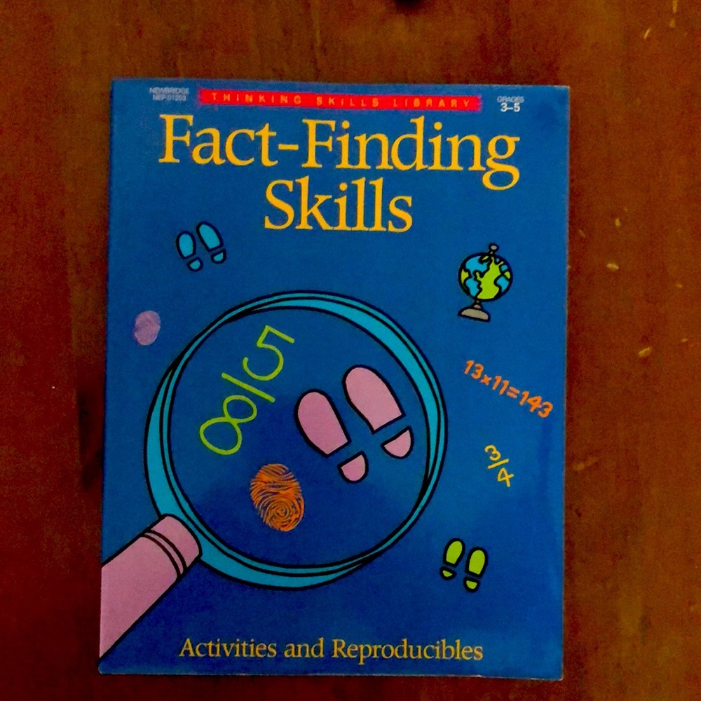 Fact Finding Activity Book Grades 3-5